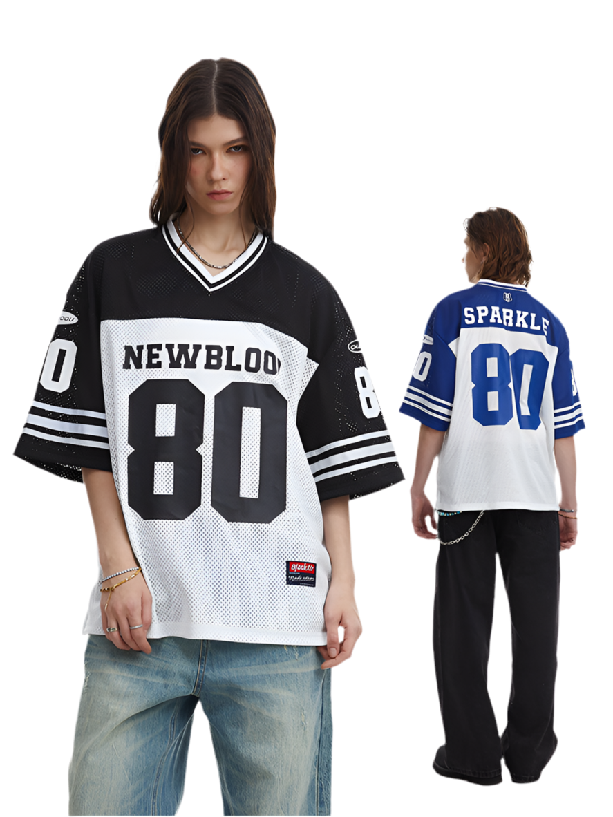 Cleanfit Varsity Football Tee – Summer
