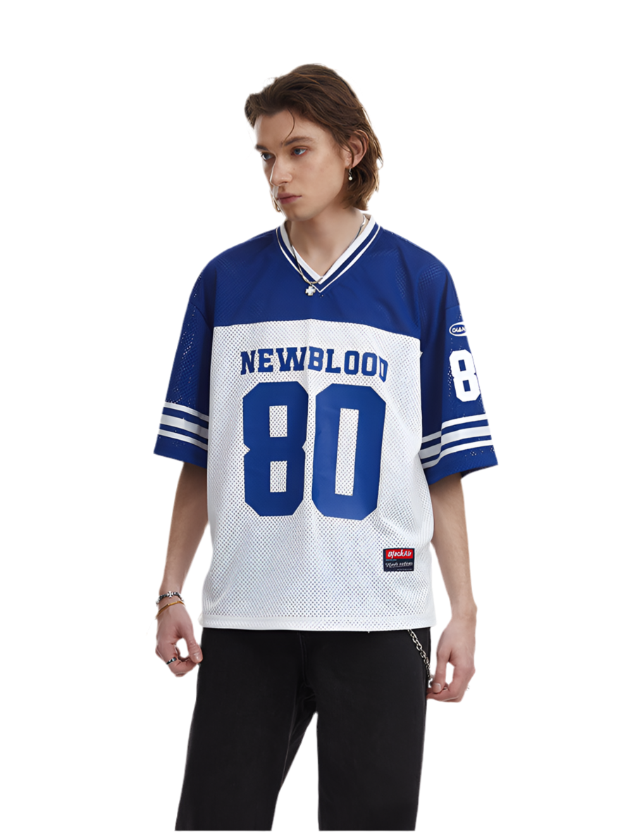 Cleanfit Varsity Football Tee – Summer