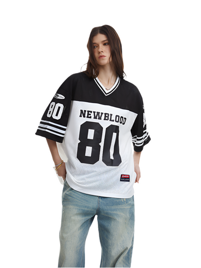 Cleanfit Varsity Football Tee – Summer
